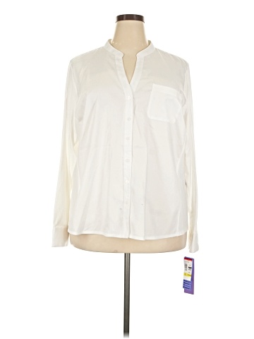 Calvin Klein Long Sleeve Button-Down Shirt (view 1)