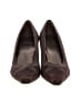 Stuart Weitzman Solid Brown Burgundy Heels Size 7 - photo 2