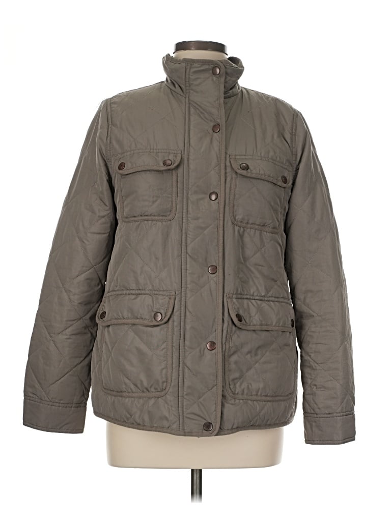 Pre-owned Thread & Supply Snow Jacket In Gray