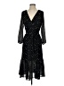 Point Sur 100% Polyester Stars Black Cocktail Dress Size 00 - photo 1