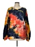 AndTheWhy 100% Cotton Tie-dye Orange Sweatshirt Size L - photo 1