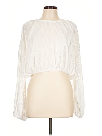 Bobbles & Lace Long Sleeve Blouse (view 1)