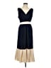 DKNY 100% Polyester Blue Casual Dress Size 12 - photo 1