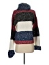 G.I.L.I. Color Block Red Turtleneck Sweater Size XS - photo 1