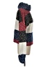 G.I.L.I. Color Block Red Turtleneck Sweater Size XS - photo 4