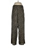 Coldwater Creek 100% Polyester Animal Print Gold Casual Pants Size 12 - photo 1