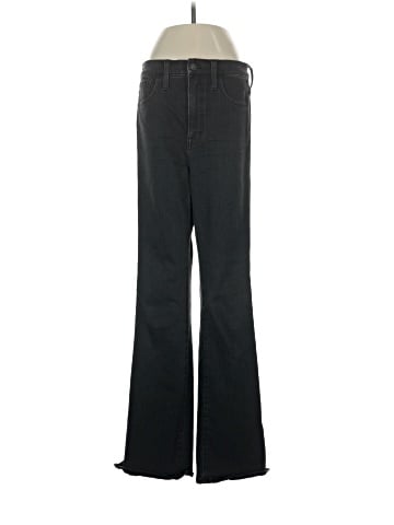 Madewell Skinny Flare Jeans in Bellhaven Wash: Slit-Hem Edition (view 1)