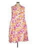 BLOOMCHIC Print Orange Casual Dress Size 30 - photo 1