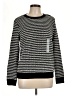 Charter Club Stripes Black Pullover Sweater Size L (petite) - photo 1