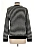Charter Club Stripes Black Pullover Sweater Size L (petite) - photo 2
