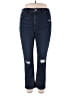 Express Hearts Blue Jeans Size 14 - photo 1