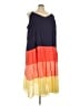 BLOOMCHIC 100% Rayon Color Block Orange Casual Dress Size 28 - photo 1