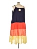 BLOOMCHIC 100% Rayon Color Block Orange Casual Dress Size 28 - photo 2