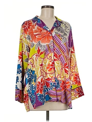 Natori Long Sleeve Blouse (view 1)