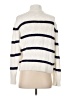 Eddie Bauer 100% Cotton Stripes Ivory Pullover Sweater Size S - photo 2