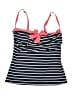 Beach House Stripes Blue Swimsuit Top Size 14 - photo 1