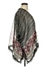 Angie 100% Polyester Red Gray Kimono Size XL - photo 4