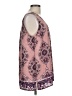 Violet & Claire 100% Polyester Damask Pink Sleeveless Blouse Size L - photo 4