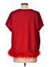 Cotton Bleu Red Short Sleeve Top Size L - photo 2