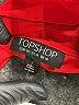 Topshop 100% Polyester Red Sleeveless Blouse Size 14 - photo 7