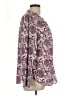 Talbots Paisley Purple Burgundy Long Sleeve Blouse Size X - photo 4