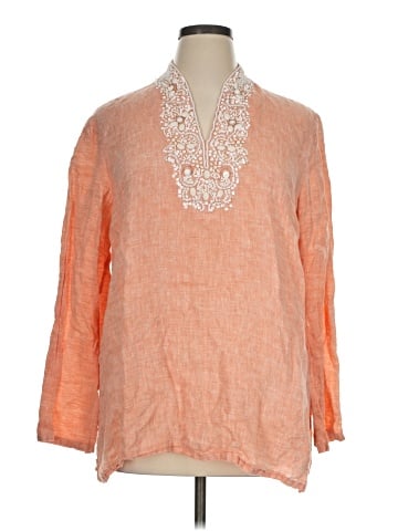 Lafayette 148 New York 3/4 Sleeve Blouse (view 1)