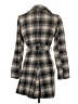 DKNY 100% Polyester Gray Coat Size 4 - photo 2