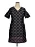 Brooks Brothers 100% Polyester Argyle Black Casual Dress Size 14 (petite) - photo 1