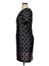 Brooks Brothers 100% Polyester Argyle Black Casual Dress Size 14 (petite) - photo 5