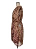 Express 100% Polyester Animal Print Brown Cocktail Dress Size M - photo 5
