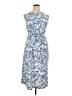 Talbots Print Blue Casual Dress Size XL Petite - photo 1