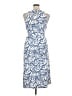 Talbots Print Blue Casual Dress Size XL Petite - photo 2