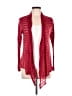 rue21 100% Polyester Red Cardigan Size L - photo 1