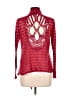 rue21 100% Polyester Red Cardigan Size L - photo 2