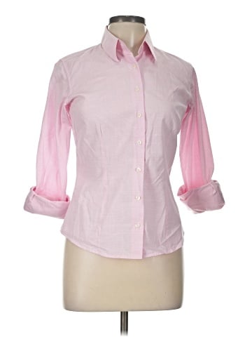 Thomas Pink 3/4 Sleeve Button-Down Shirt (view 1)