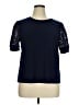 CeCe Blue Short Sleeve Top Size XL - photo 1