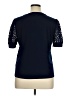 CeCe Blue Short Sleeve Top Size XL - photo 2