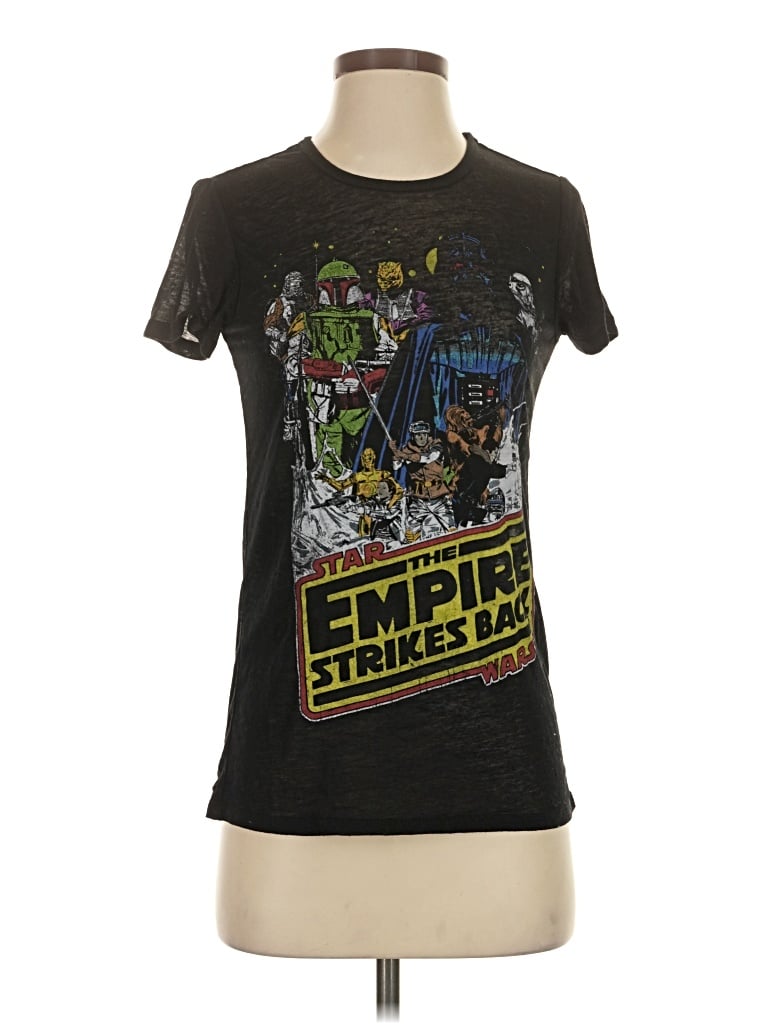 Pre-owned Star Wars Short Sleeve T-shirt In Black
