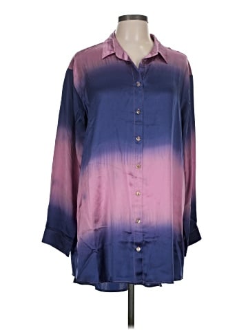 Johnny Was 3/4 Sleeve Silk Top (view 1)