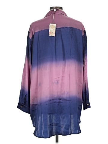 Johnny Was 3/4 Sleeve Silk Top (view 2)