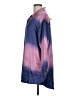 Johnny Was 100% Silk Color Block Pink Purple 3/4 Sleeve Silk Top Size L - photo 5
