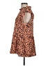 Angashion Orange Short Sleeve Turtleneck Size L - photo 5