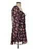 Francesca's 100% Polyester Floral Black Casual Dress Size S - photo 4