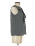 Eva Longoria 100% Polyester Gray Sleeveless Blouse Size S - photo 4