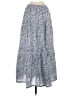 Wyeth 100% Cotton Print Blue Casual Skirt Size S - photo 1