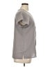 Lands' End 100% Polyester Gray Short Sleeve Blouse Size 14 - photo 4