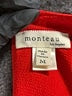 Monteau Red Sleeveless Top Size M - photo 7