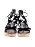 Sam Edelman 100% Leather Black Wedges Size 8 1/2 - photo 2