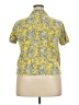 Universal Thread Floral Yellow Short Sleeve Blouse Size XXL - photo 2