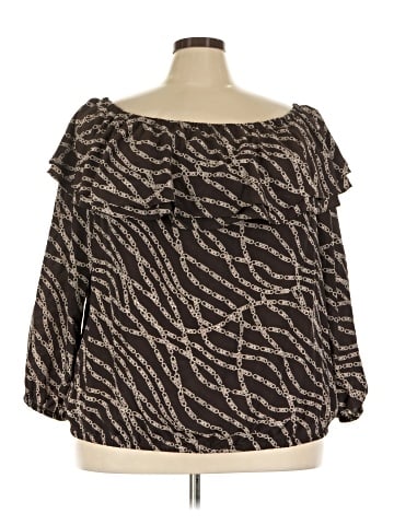 MICHAEL Michael Kors Long Sleeve Blouse (view 1)